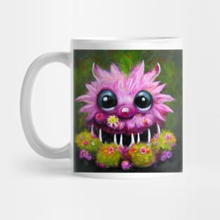 Cute plant monster painting Mug